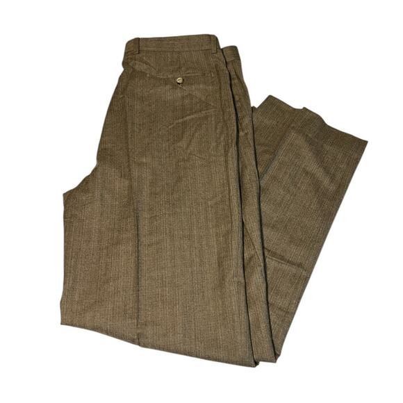 Vintage St. Croix Men's Gray Wool Dress Slacks Size 36 Casual Workwear Pants - Picture 4 of 6